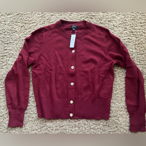 J. Crew Sweaters - NEW J CREW Women's Cashmere Cardigan Sweater ~ Size L Large